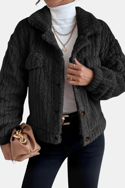 Kitty – Ultra-Soft Winter Jacket with Pearl Buttons