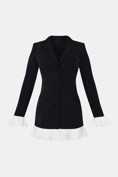 Kyla – Pleated Blazer Mini Dress