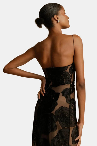 Lindsay – One-Shoulder Floral Maxi Dress