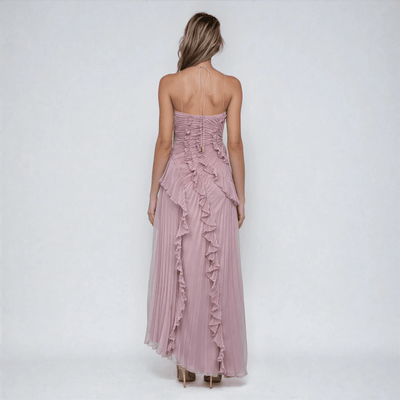 Phaedra – Halter Maxi Dress in Soft Purple