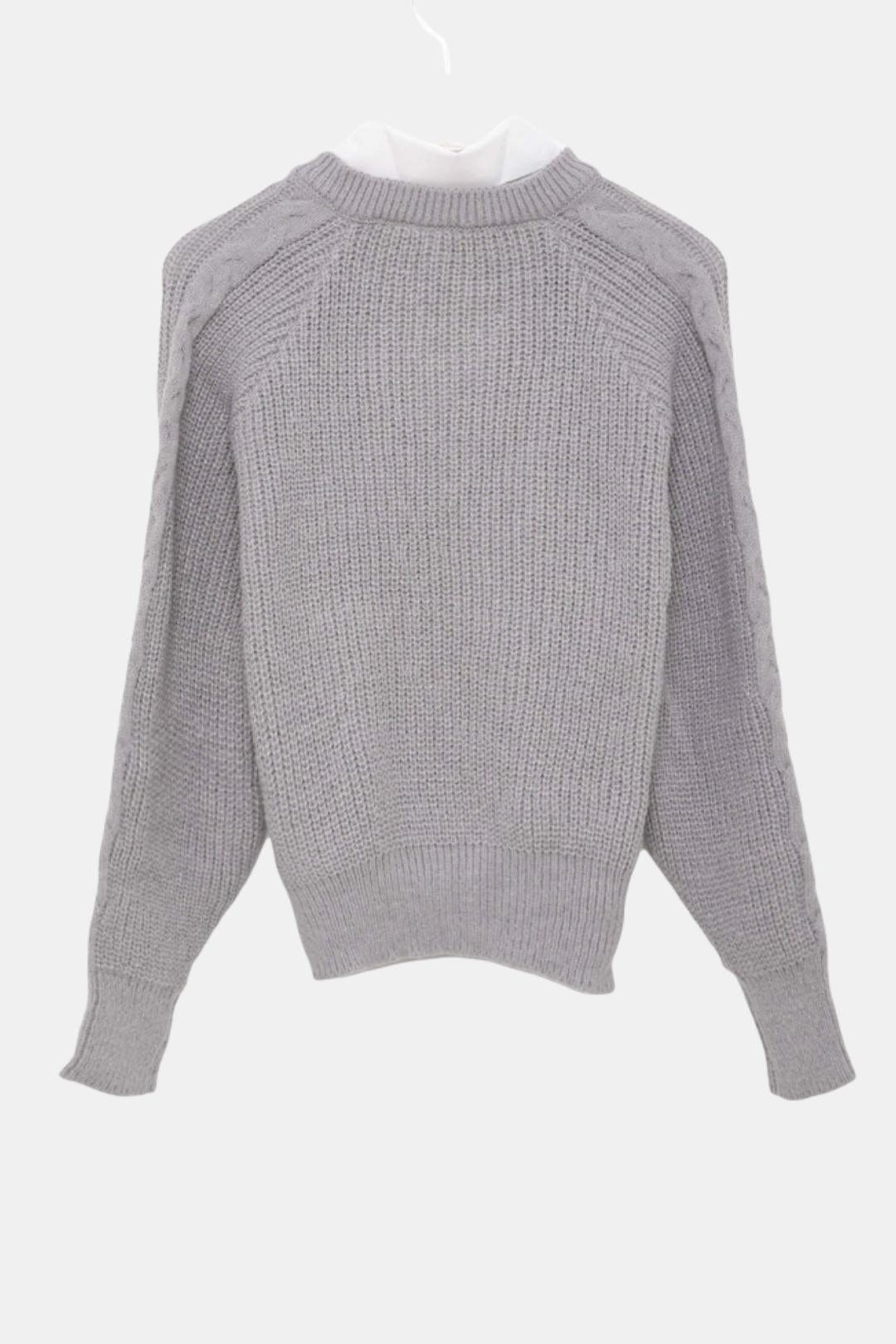 Marcella – 2 in 1 Twist Polo Sweater