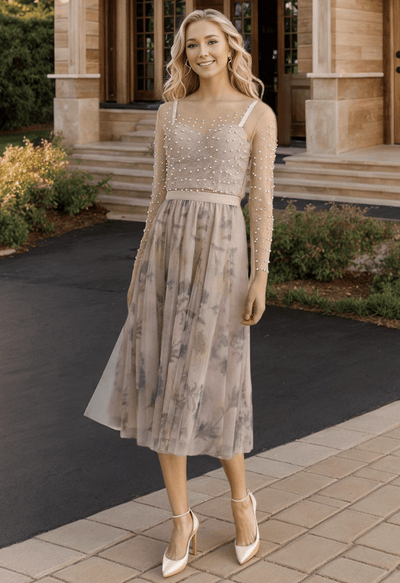 Camila - Floral Midi Skirt
