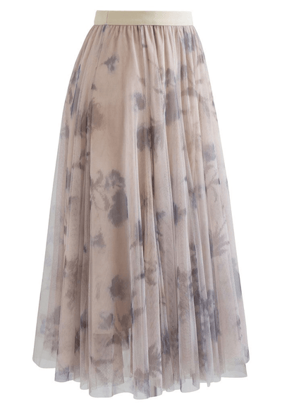 Camila - Floral Midi Skirt