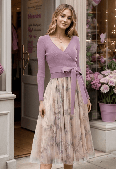 Camila - Floral Midi Skirt