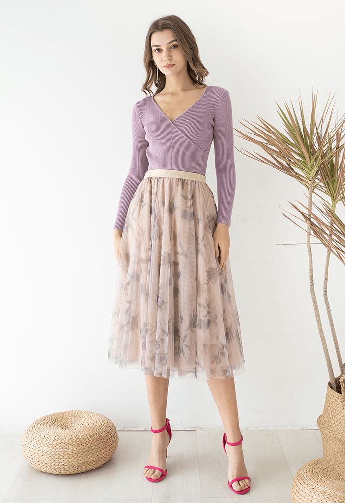 Camila - Floral Midi Skirt