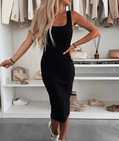 Medorra – Long Sleeve Midi Dress