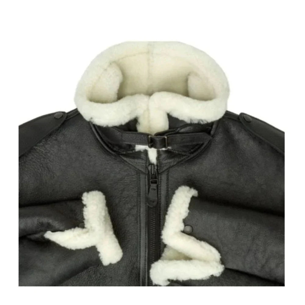 Faux Shearling Aviator Jacket | Warm and Stylish | Timeless Design