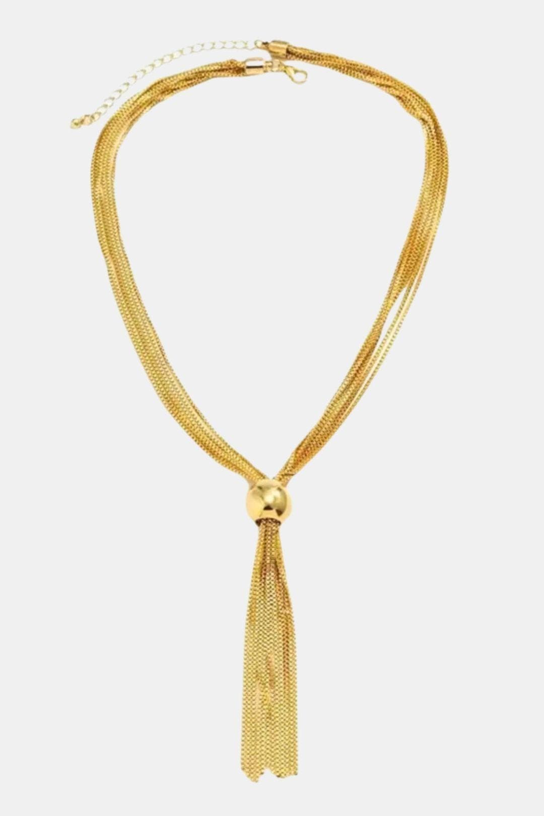Milla – Gold Tassel Necklace