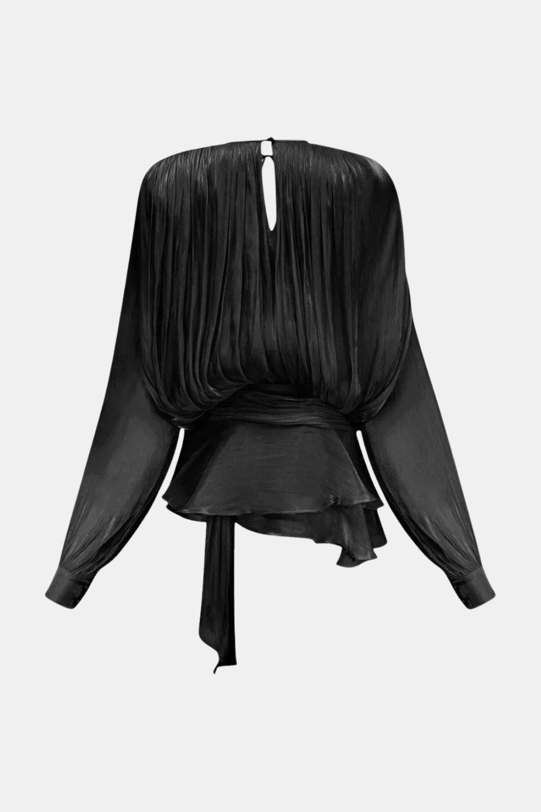 Miora –  Pleated Mini Dress with Ruched Hem