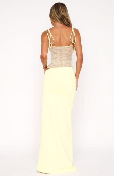 Mirella – Sleeveless Lace Maxi Dress