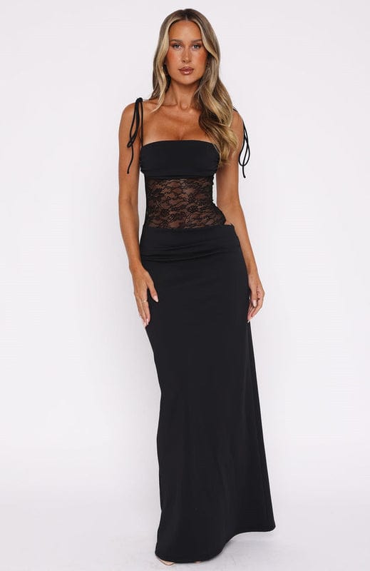 Mirella – Sleeveless Lace Maxi Dress