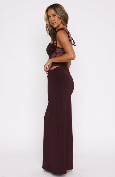 Mirella – Sleeveless Lace Maxi Dress
