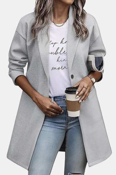Mirthe - Elegant Mid-Length Coat for Women