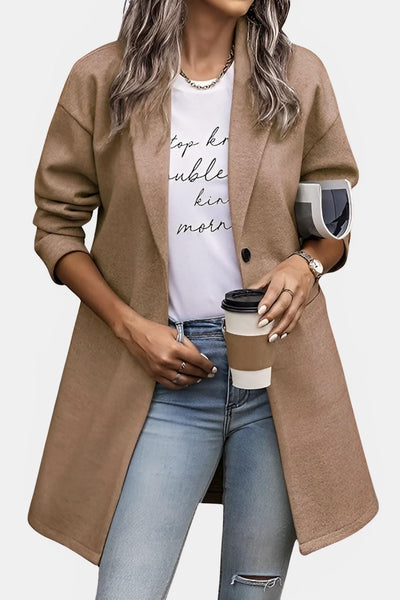 Mirthe - Elegant Mid-Length Coat for Women