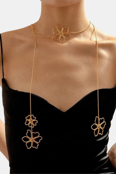 Miya – Necklace Gold Flower Chain