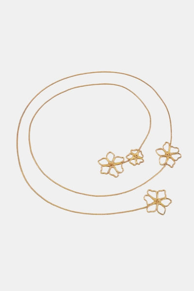 Miya – Necklace Gold Flower Chain
