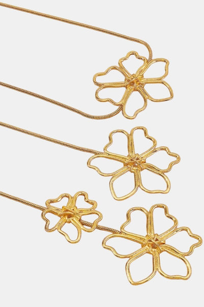 Miya – Necklace Gold Flower Chain
