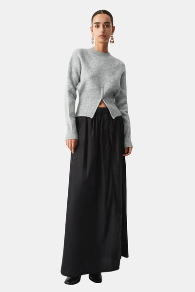 Monica – Half Zip Fuzzy Sweater