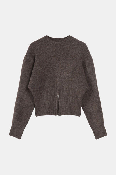 Monica – Half Zip Fuzzy Sweater