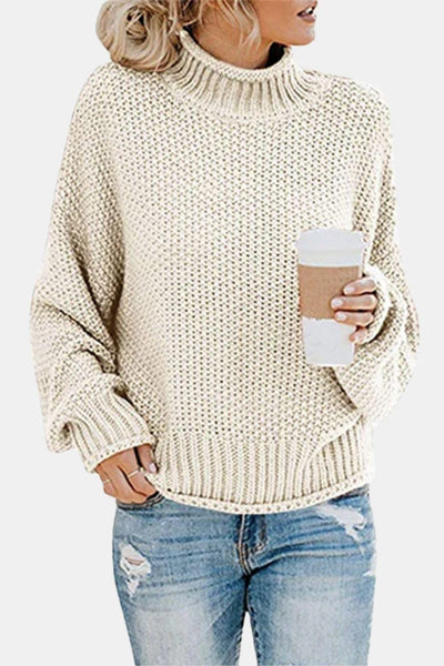 Noelle - Chunky Knit Turtleneck Pullover