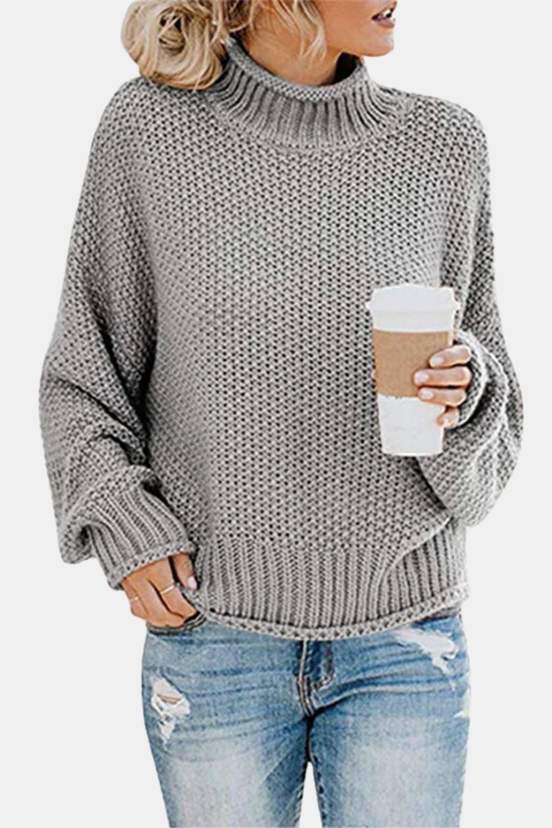 Noelle - Chunky Knit Turtleneck Pullover
