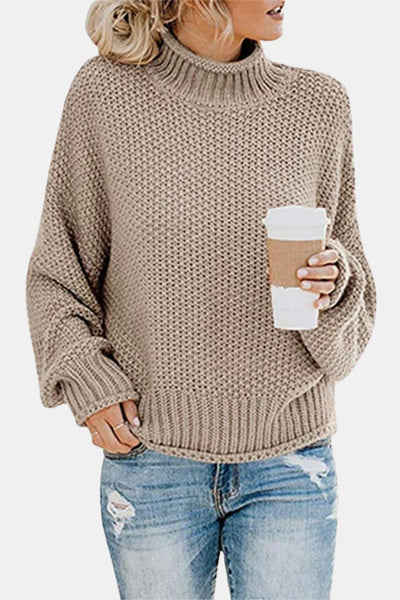 Noelle - Chunky Knit Turtleneck Pullover