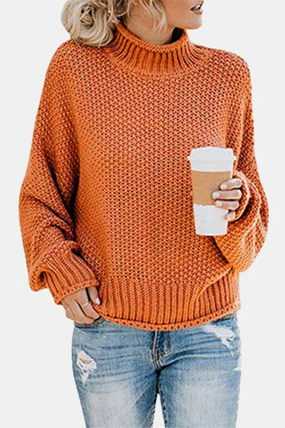 Noelle - Chunky Knit Turtleneck Pullover