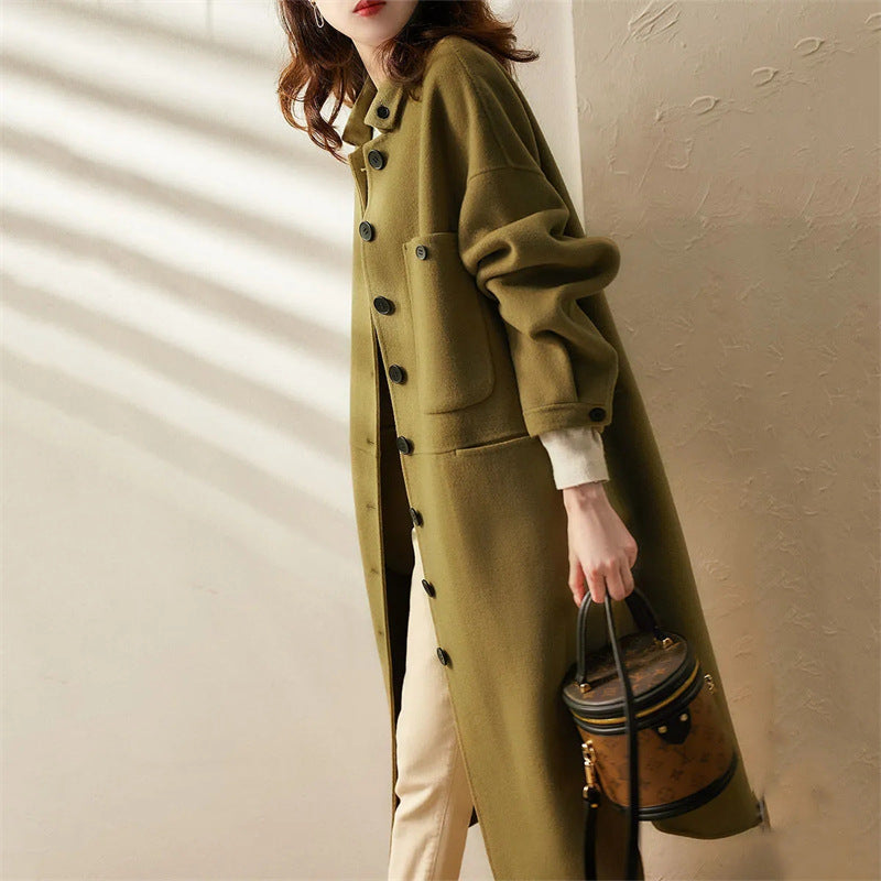 Long A-Line Trench Coat | Timeless Silhouette | Elegant Fit | Versatile Outerwear