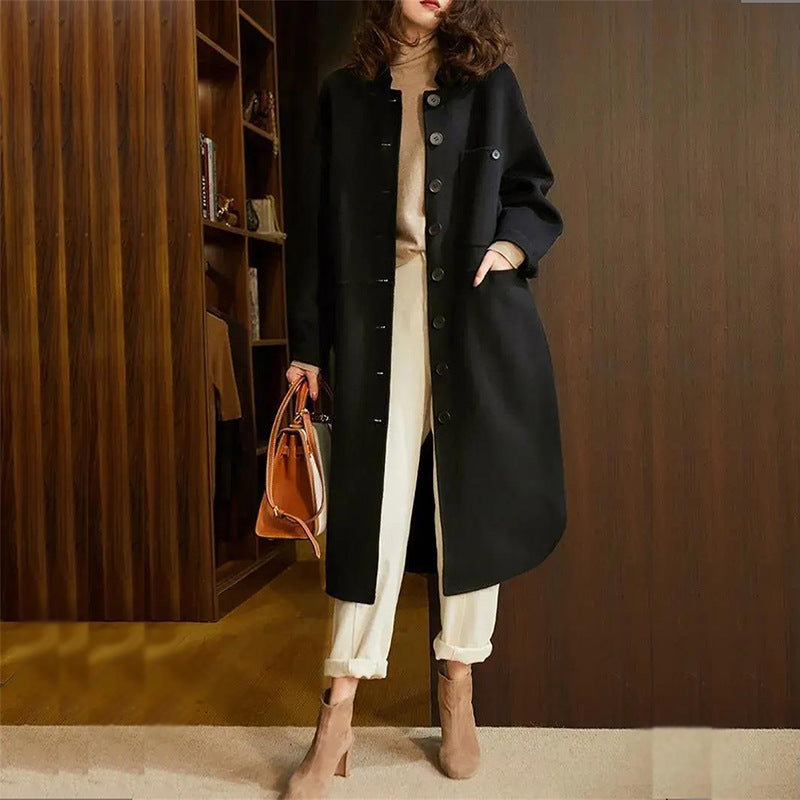 Long A-Line Trench Coat | Timeless Silhouette | Elegant Fit | Versatile Outerwear