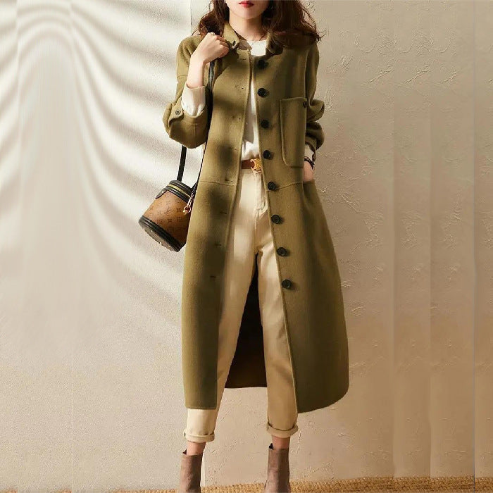 Long A-Line Trench Coat | Timeless Silhouette | Elegant Fit | Versatile Outerwear