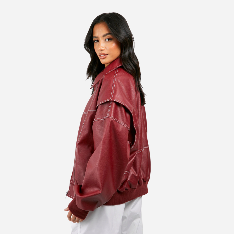 Maeve - Leather Bomber