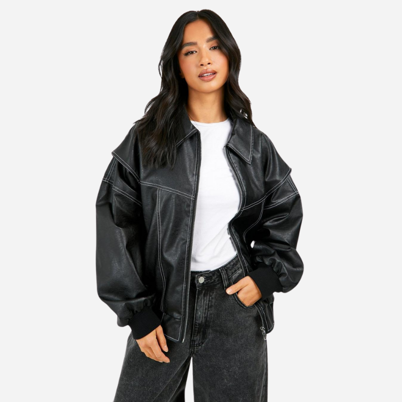 Maeve - Leather Bomber