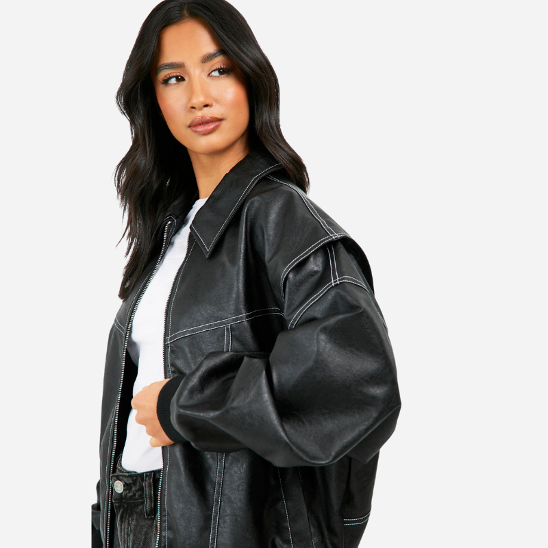 Maeve - Leather Bomber