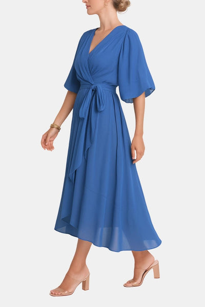 Persillia - Flowing Sleeve Midi Dress