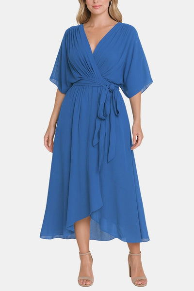 Persillia - Flowing Sleeve Midi Dress