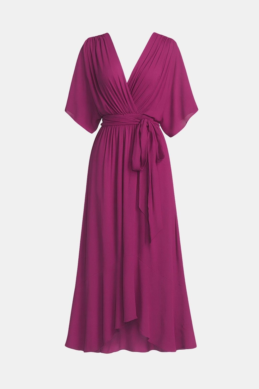 Persillia - Flowing Sleeve Midi Dress