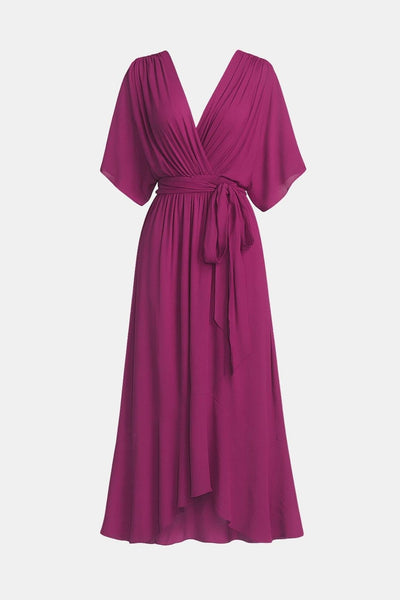 Persillia - Flowing Sleeve Midi Dress