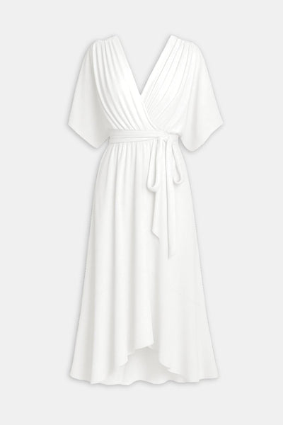 Persillia - Flowing Sleeve Midi Dress