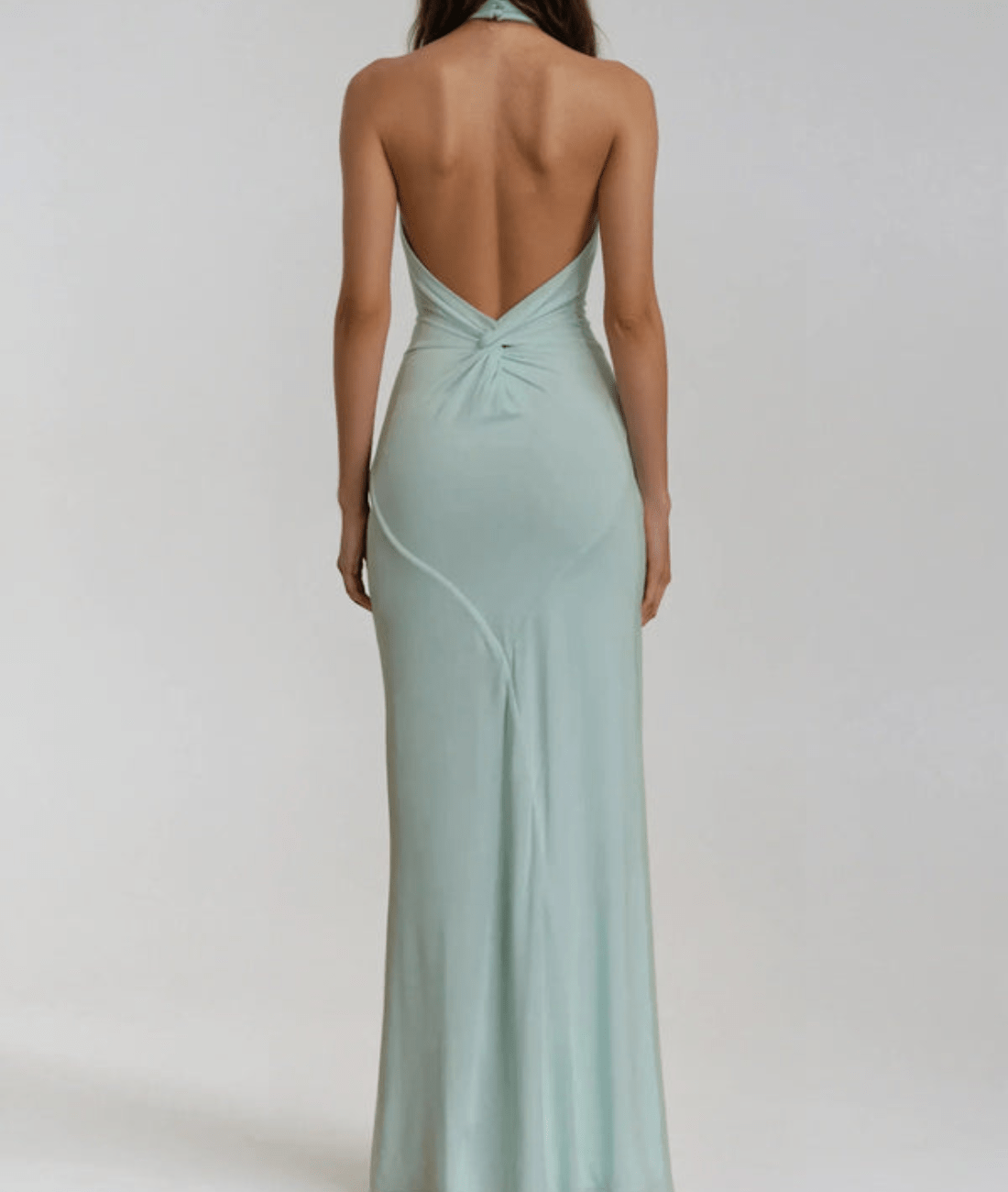 Poseelle – Elegant Halter Neck Maxi Dress