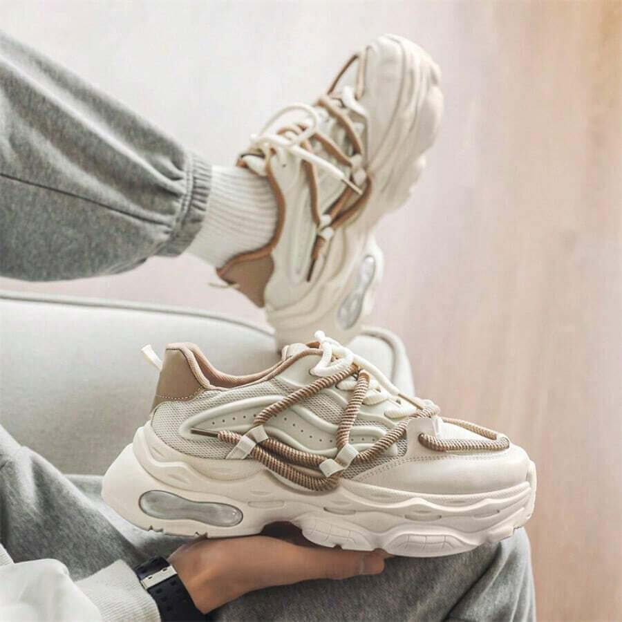 Chunky Platform Sneakers | High-Top | Urban Streetwear