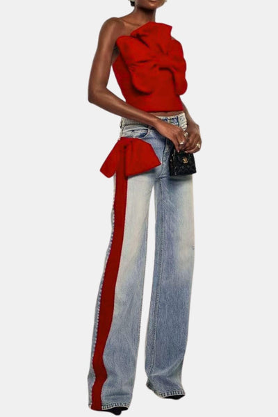 Rianne – Bow Detail Jeans