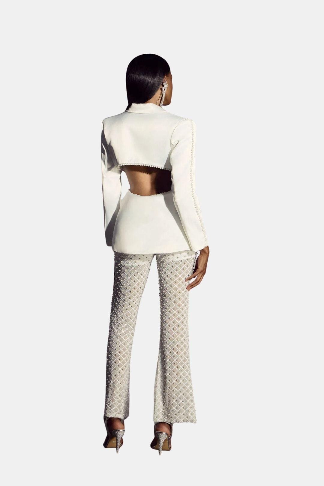 Rue – Pearl Embellished Blazer and Pants