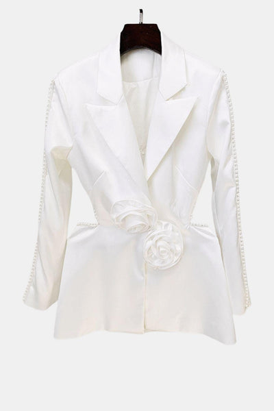 Rue – Pearl Embellished Blazer and Pants