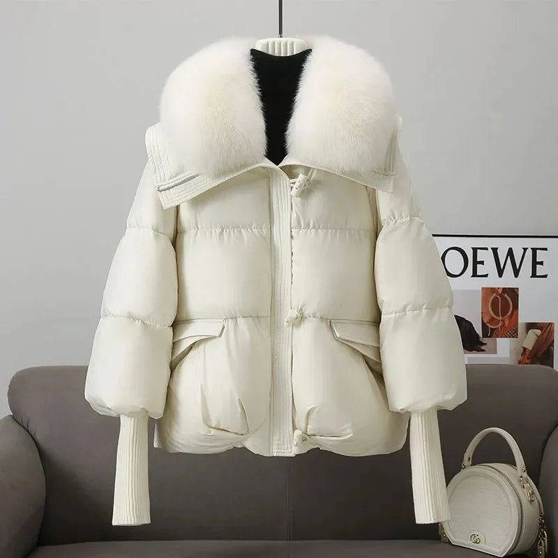 Faux Fur Collar Puffer Jacket | Winter Essential | Warm and Stylish