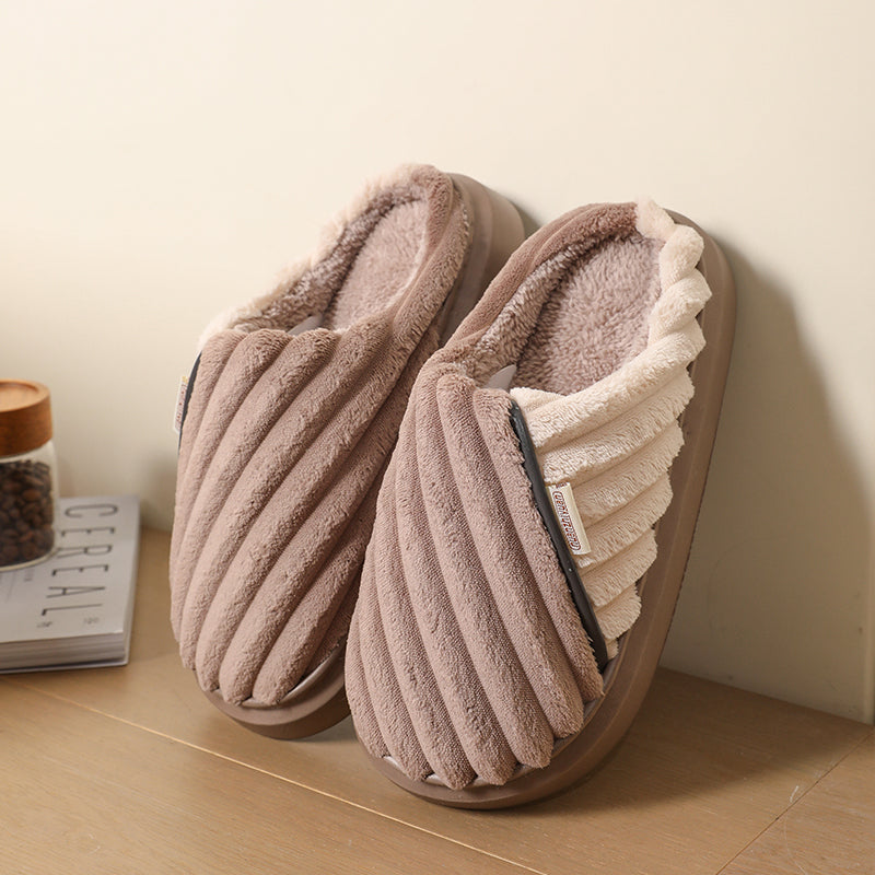 Cozy Quilted Slippers | Plush Fleece Lining | Non-Slip Comfort