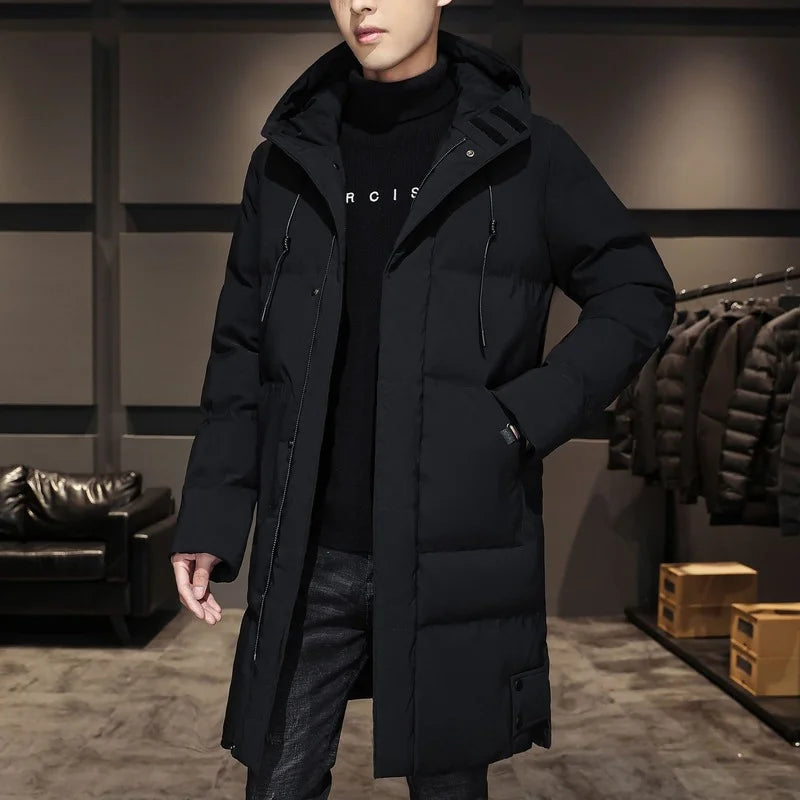 Men's Longline Winter Coat | Insulated | Warm and Stylish