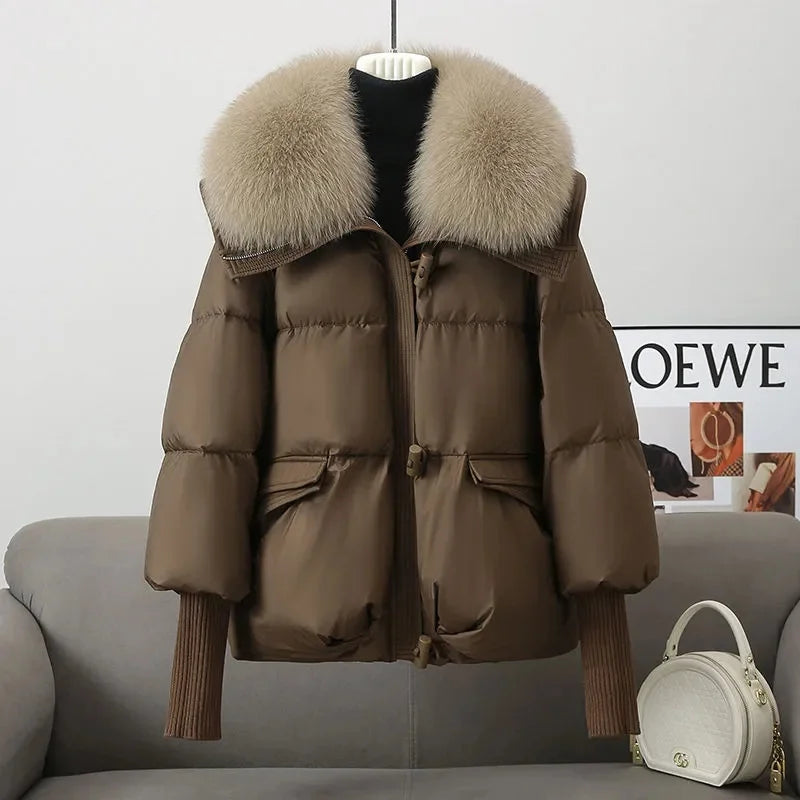 Faux Fur Collar Puffer Jacket | Winter Essential | Warm and Stylish