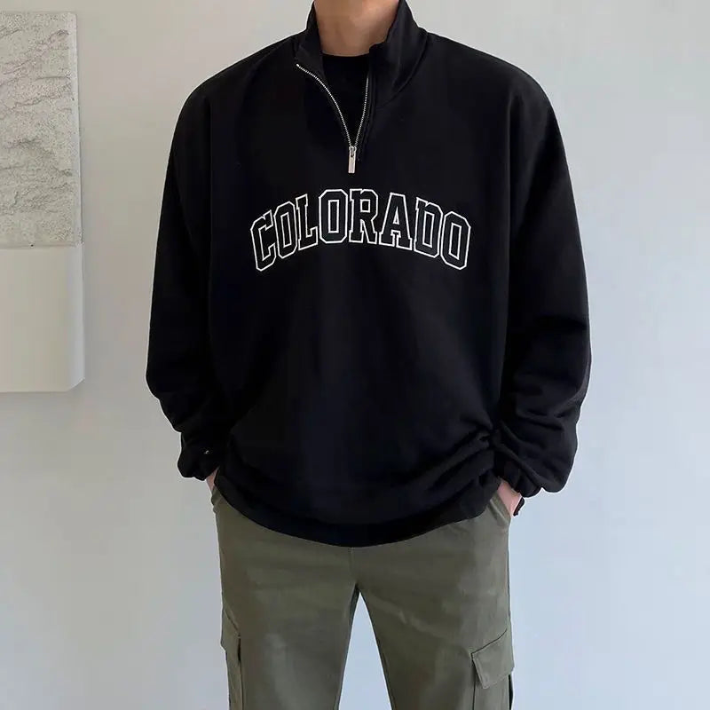 Colorado Half-Zip Sweatshirt | Relaxed Fit | Casual Streetwear