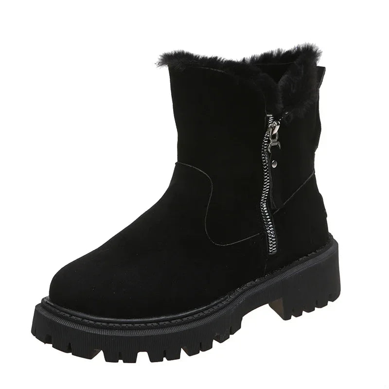 Faux Fur Winter Boots | Suede-Like | Warm and Durable