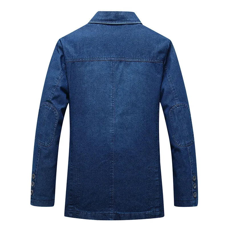 Denim Blazer | Slim Fit | Versatile and Comfortable